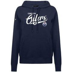 NHL Edmonton Oilers Levelwear Women's Adorn Glide Pullover Hoodie - Navy