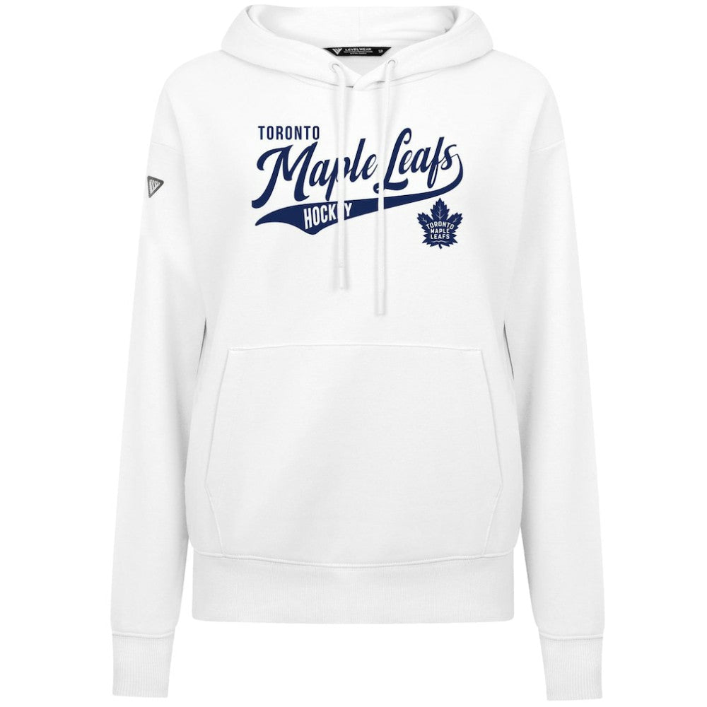NHL Toronto Maple Leafs Levelwear Women's Adorn Glide Pullover Hoodie - White