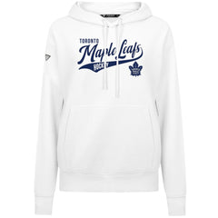 NHL Toronto Maple Leafs Levelwear Women's Adorn Glide Pullover Hoodie - White