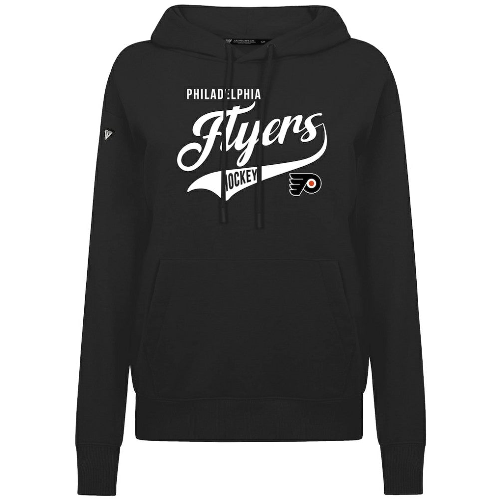 NHL Philadelphia Flyers Levelwear Women's Adorn Glide Pullover Hoodie - Black