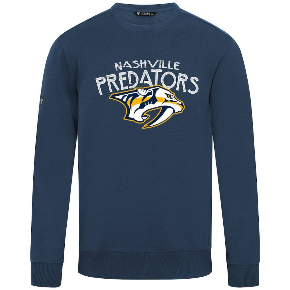 NHL Nashville Predators Levelwear Zane Mission Sweatshirt - Navy