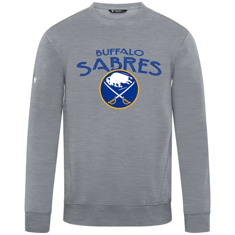 NHL Buffalo Sabres Levelwear Zane Mission Sweatshirt - Gray