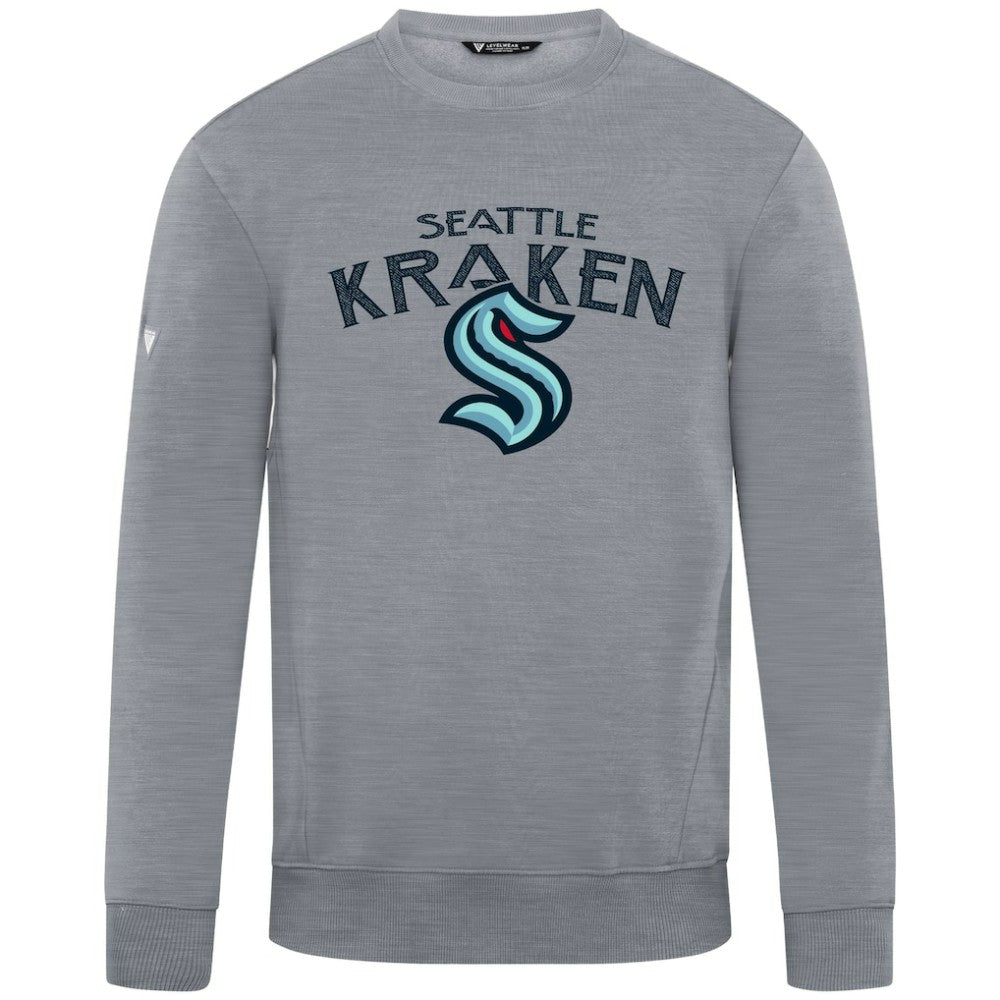 NHL Seattle Kraken Levelwear Zane Mission Sweatshirt - Gray