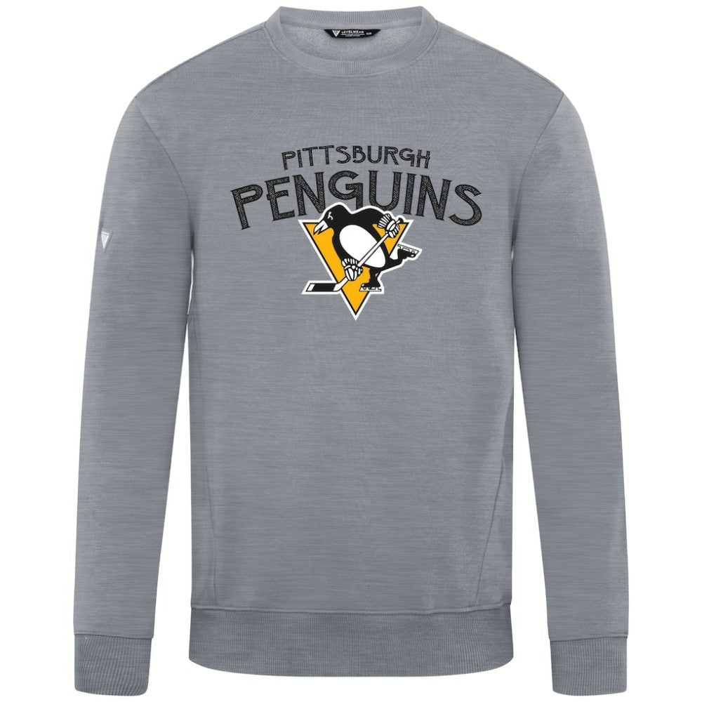 NHL Pittsburgh Penguins Levelwear Zane Mission Sweatshirt - Gray
