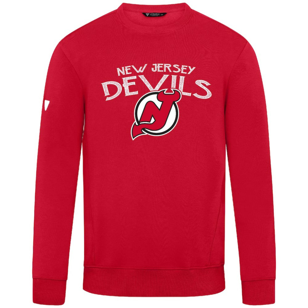 NHL New Jersey Devils Levelwear Zane Mission Sweatshirt - Red