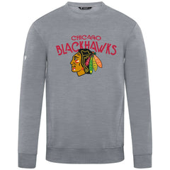 NHL Chicago Blackhawks Levelwear Zane Mission Sweatshirt - Gray