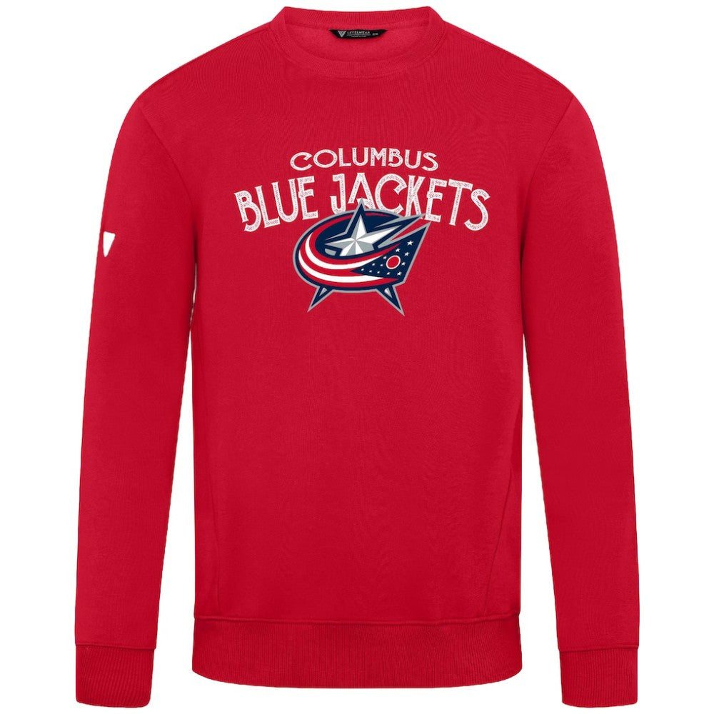 NHL Columbus Blue Jackets Levelwear Zane Mission Sweatshirt - Red