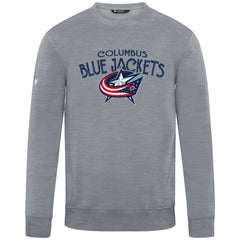 NHL Columbus Blue Jackets Levelwear Zane Mission Sweatshirt - Gray