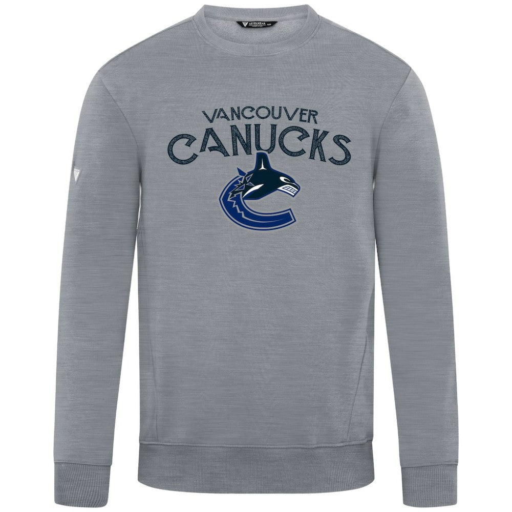 NHL Vancouver Canucks Levelwear Zane Mission Sweatshirt - Gray