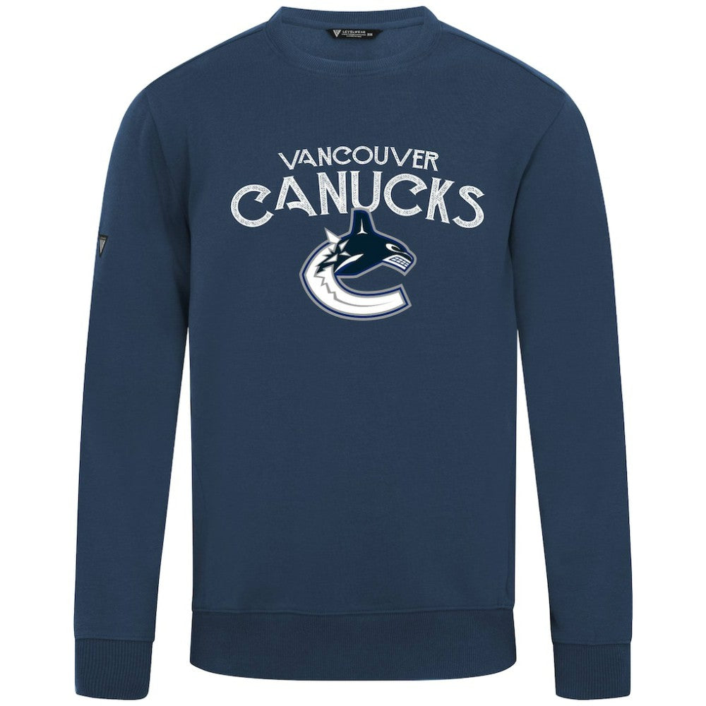 NHL Vancouver Canucks Levelwear Zane Mission Sweatshirt - Navy