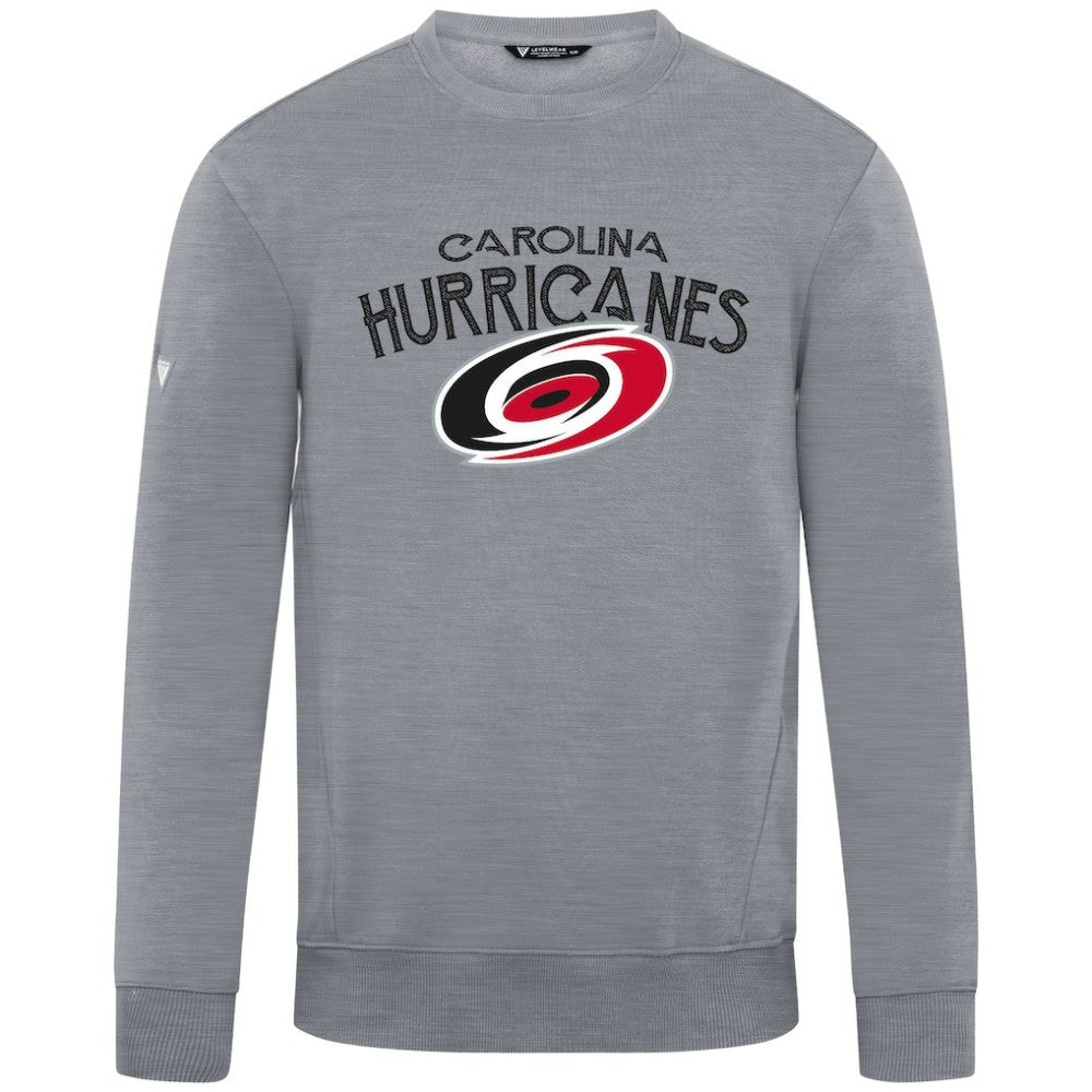 NHL Carolina Hurricanes Levelwear Zane Mission Sweatshirt - Gray