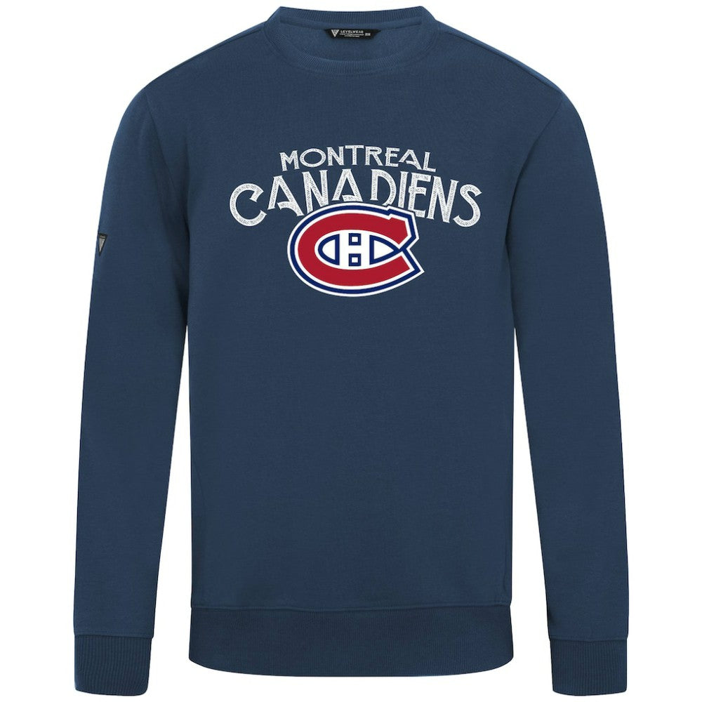 NHL Montreal Canadiens Levelwear Zane Mission Sweatshirt - Navy