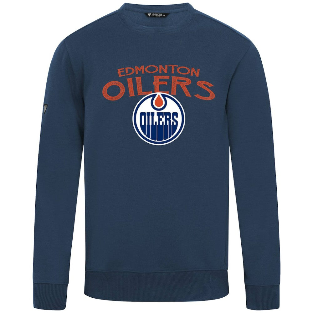 NHL Edmonton Oilers Levelwear Zane Mission Sweatshirt - Navy