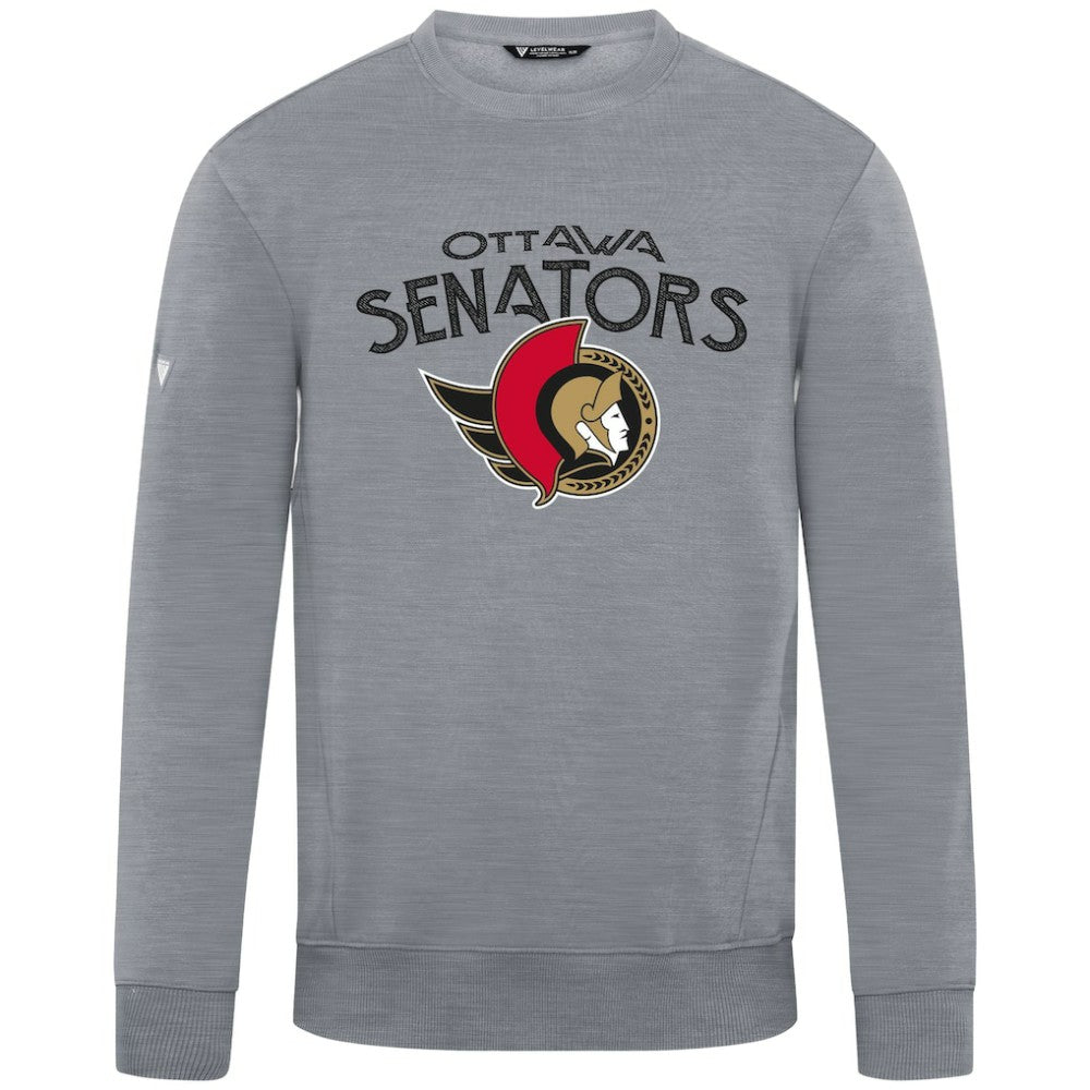 NHL Ottawa Senators Levelwear Zane Mission Sweatshirt - Gray
