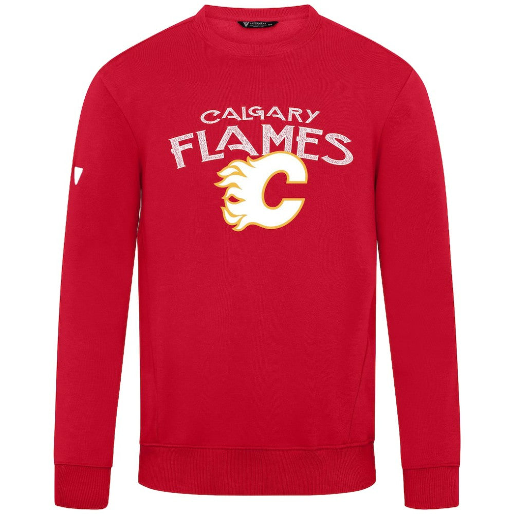 NHL Calgary Flames Levelwear Zane Mission Sweatshirt - Red