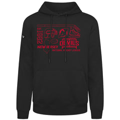 NHL New Jersey Devils Levelwear Podium Campaign Pullover Hoodie - Black