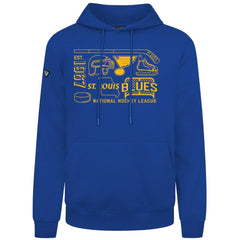 NHL St. Louis Blues Levelwear Podium Campaign Pullover Hoodie - Royal