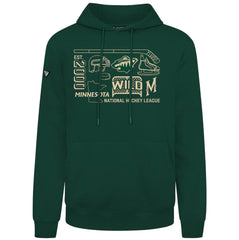 NHL Minnesota Wild Levelwear Podium Campaign Pullover Hoodie - Green
