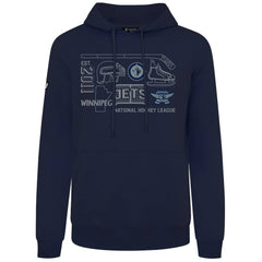 NHL Winnipeg Jets Levelwear Podium Campaign Pullover Hoodie - Navy