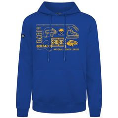 NHL Buffalo Sabres Levelwear Podium Campaign Pullover Hoodie - Royal