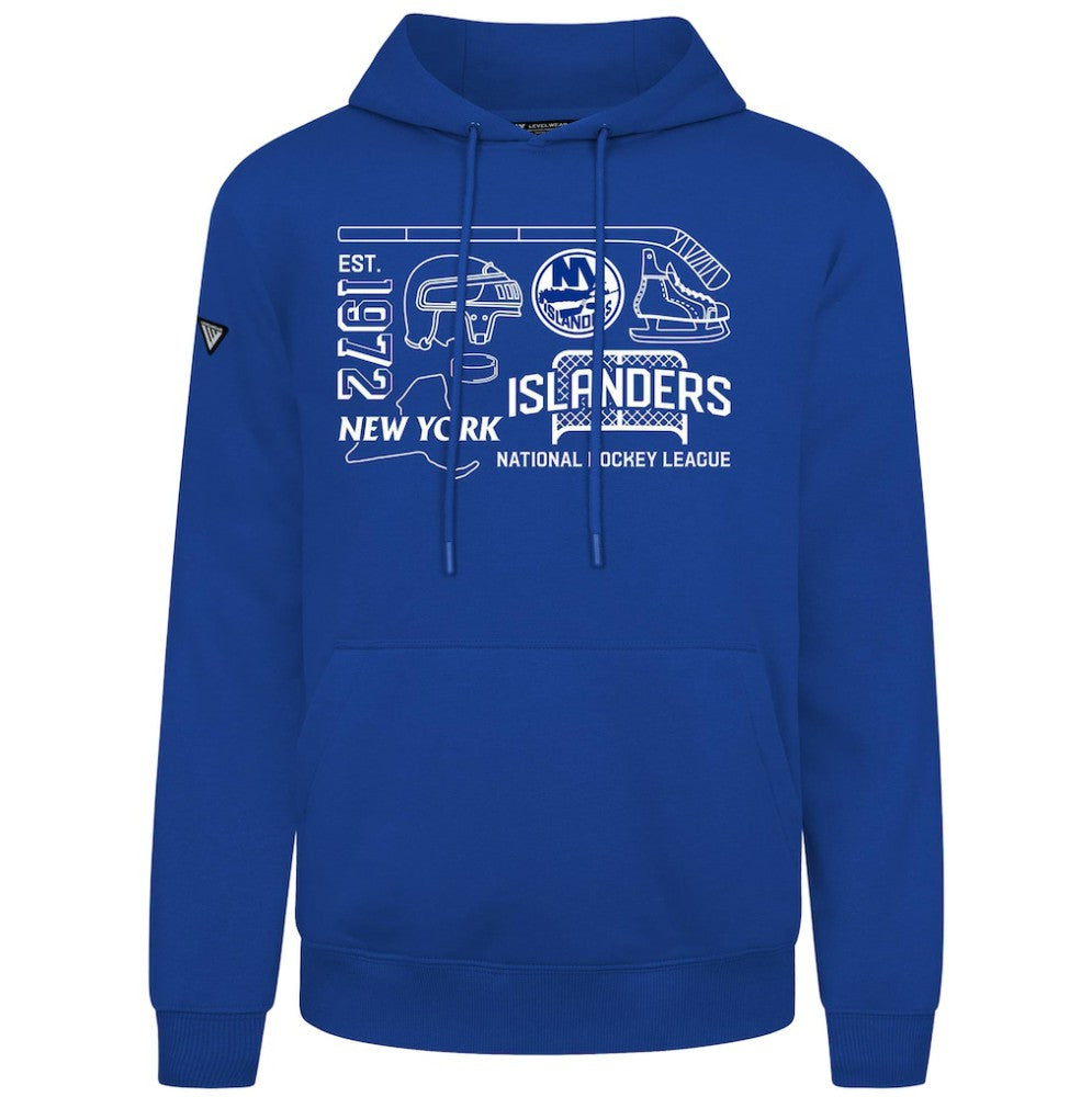 NHL New York Islanders Levelwear Podium Campaign Pullover Hoodie - Royal