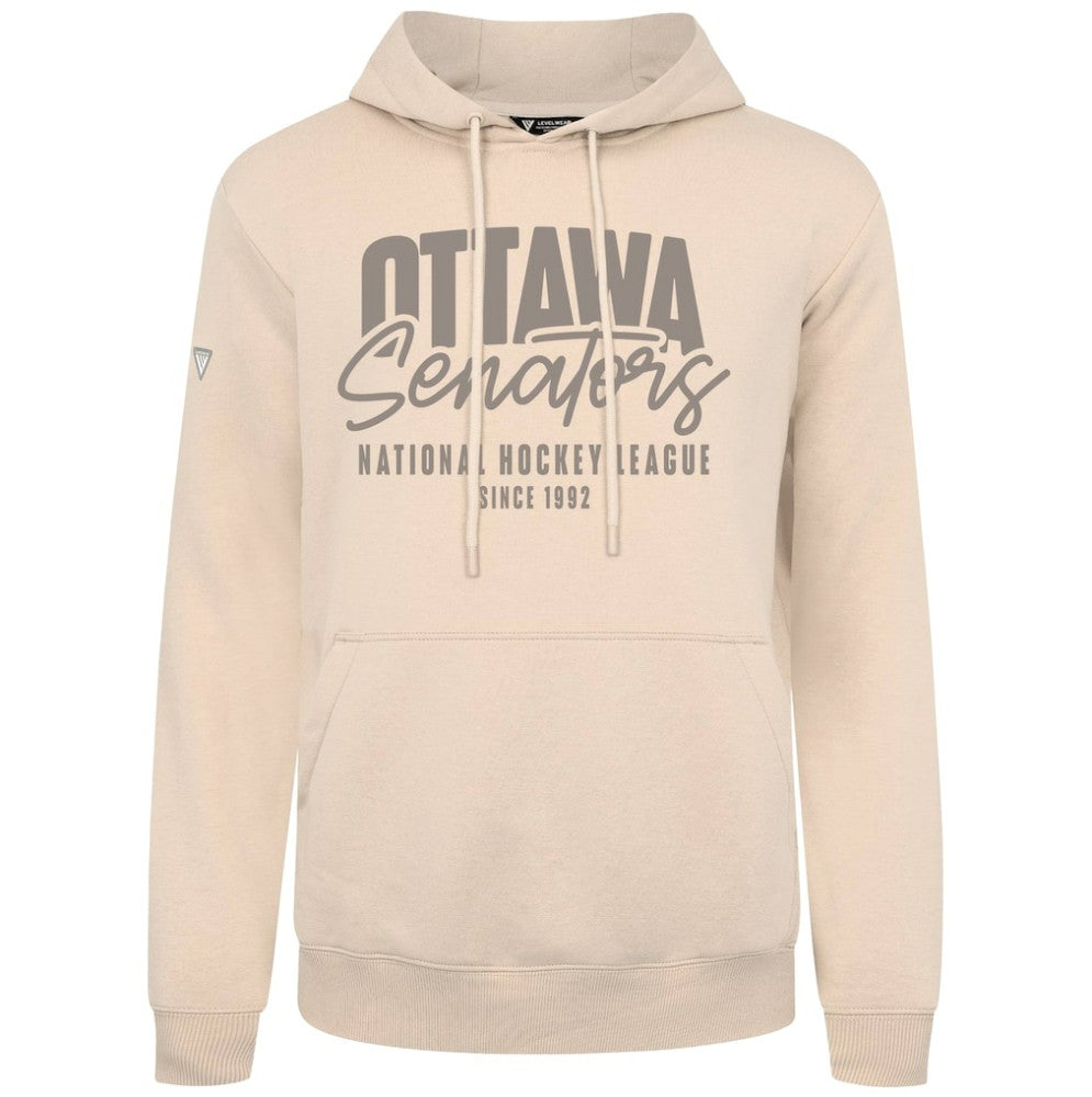 NHL Ottawa Senators Levelwear Podium Response Pullover Hoodie - Khaki