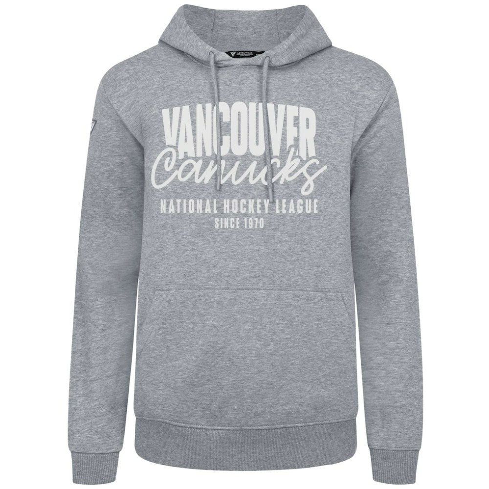 NHL Vancouver Canucks Levelwear Podium Response Pullover Hoodie - Gray