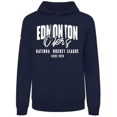 NHL Edmonton Oilers Levelwear Podium Response Pullover Hoodie - Navy