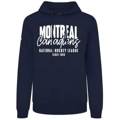 NHL Montreal Canadiens Levelwear Podium Response Pullover Hoodie - Navy