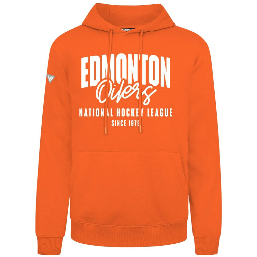 NHL Edmonton Oilers Levelwear Podium Response Pullover Hoodie - Orange