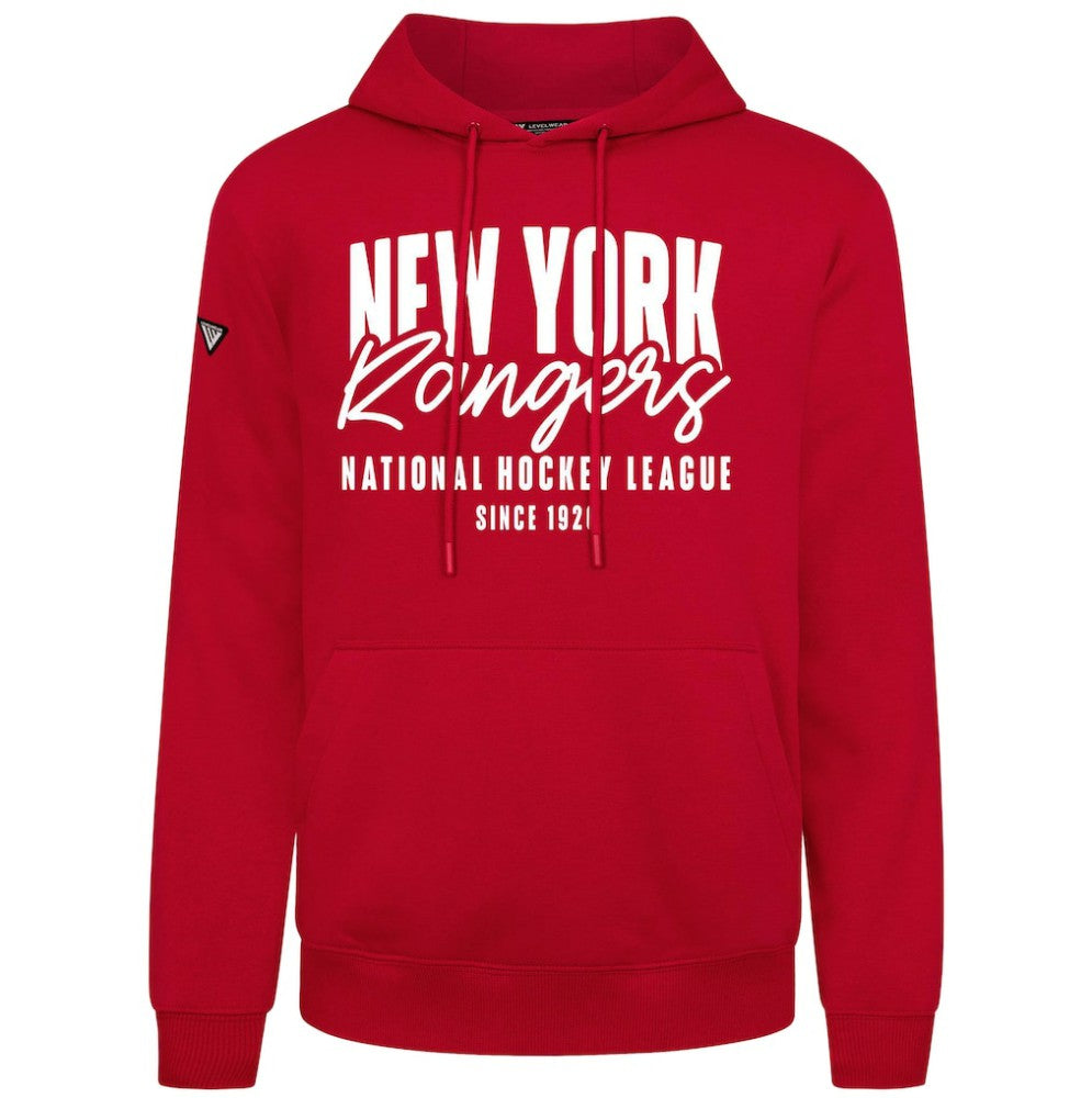 NHL New York Rangers Levelwear Podium Response Pullover Hoodie - Red