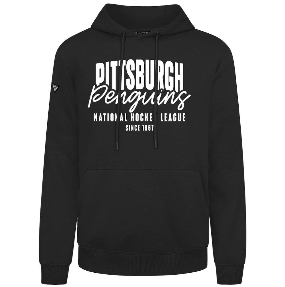 NHL Pittsburgh Penguins Levelwear Podium Response Pullover Hoodie - Black