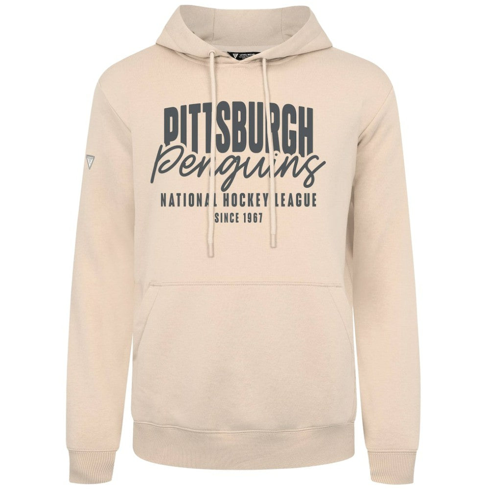 NHL Pittsburgh Penguins Levelwear Podium Response Pullover Hoodie - Khaki