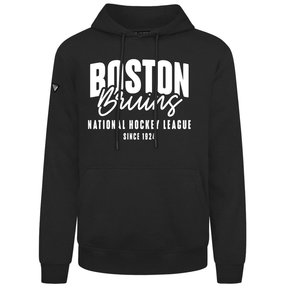 NHL Boston Bruins Levelwear Podium Response Pullover Hoodie - Black