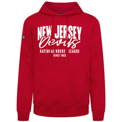 NHL New Jersey Devils Levelwear Podium Response Pullover Hoodie - Red