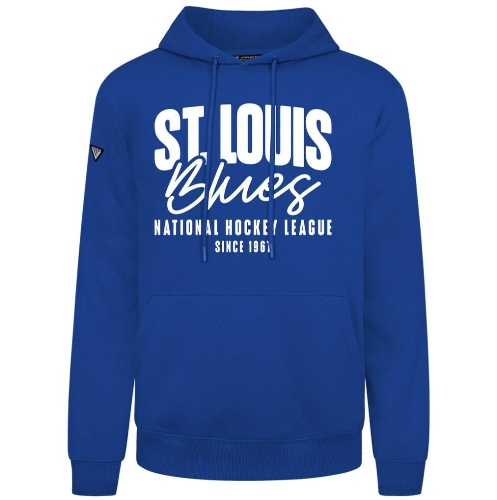 NHL St. Louis Blues Levelwear Podium Response Pullover Hoodie - Royal