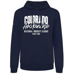 NHL Colorado Avalanche Levelwear Podium Response Pullover Hoodie - Navy