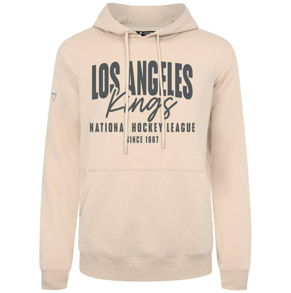 NHL Los Angeles Kings Levelwear Podium Response Pullover Hoodie - Khaki