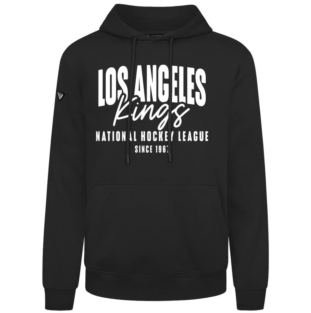 NHL Los Angeles Kings Levelwear Podium Response Pullover Hoodie - Black