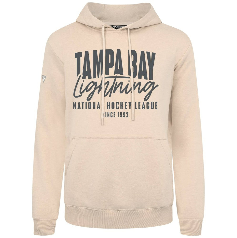 NHL Tampa Bay Lightning Levelwear Podium Response Pullover Hoodie - Khaki