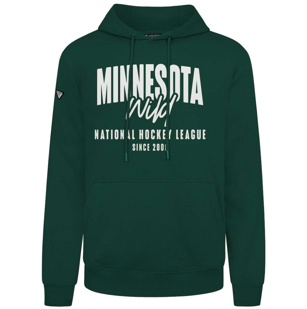 NHL Minnesota Wild Levelwear Podium Response Pullover Hoodie - Green