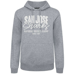 NHL San Jose Sharks Levelwear Podium Response Pullover Hoodie - Gray