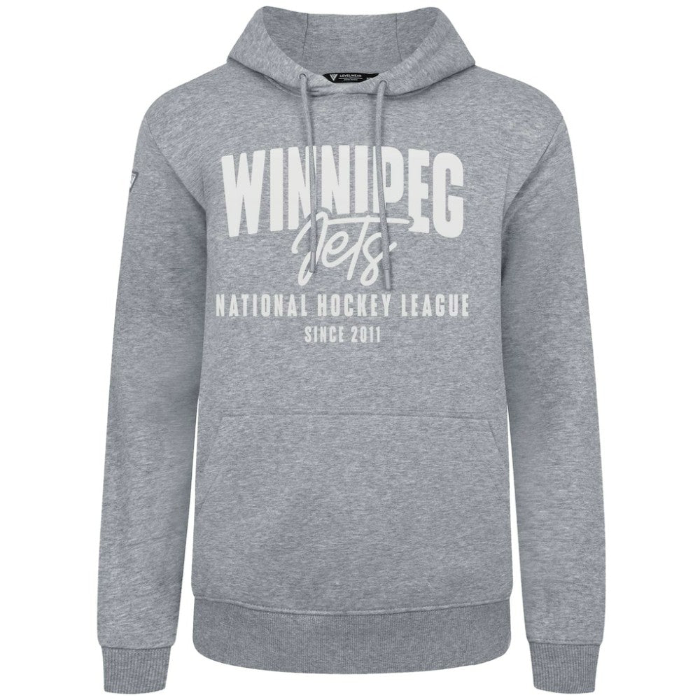 NHL Winnipeg Jets Levelwear Podium Response Pullover Hoodie - Gray