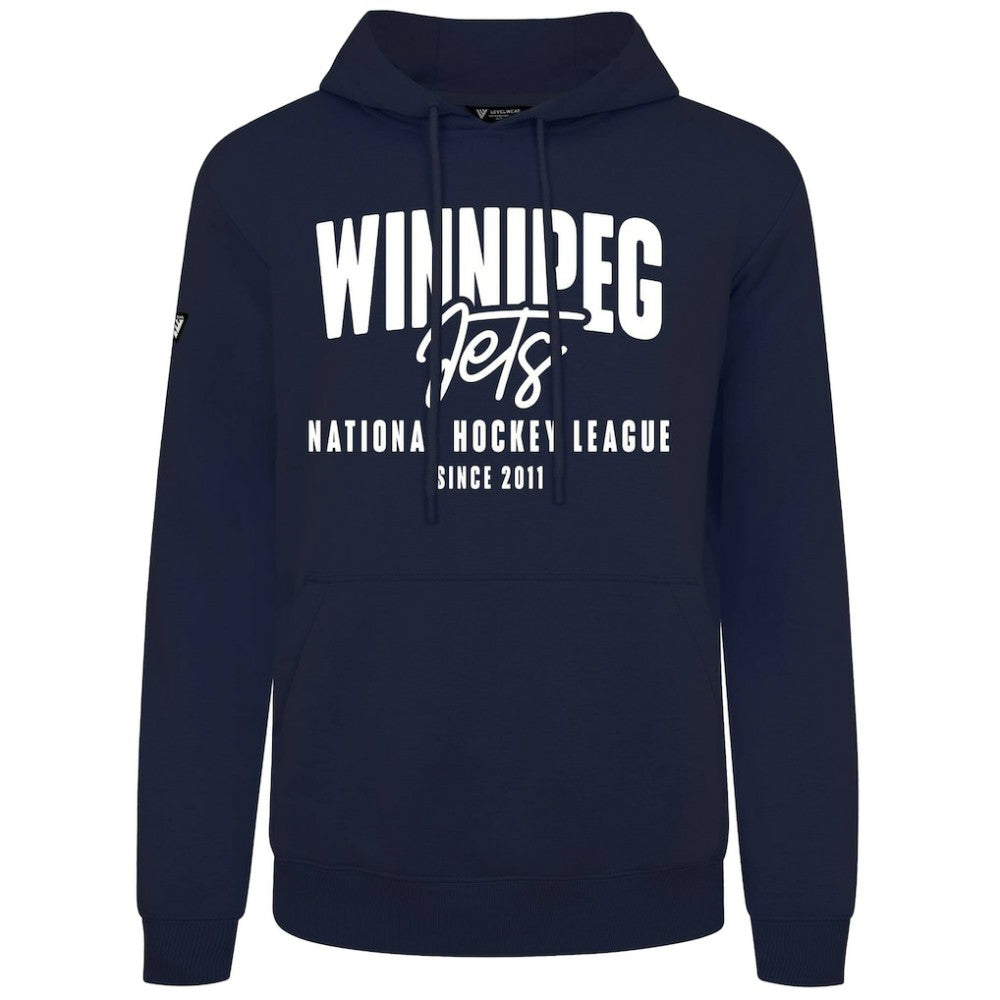 NHL Winnipeg Jets Levelwear Podium Response Pullover Hoodie - Navy
