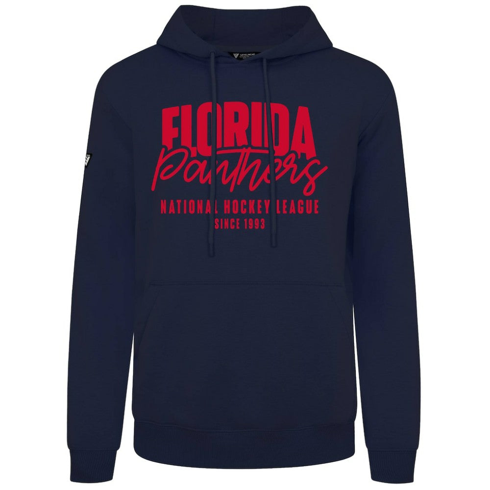 NHL Florida Panthers Levelwear Podium Response Pullover Hoodie - Navy