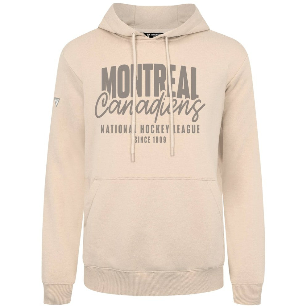 NHL Montreal Canadiens Levelwear Podium Response Pullover Hoodie - Khaki