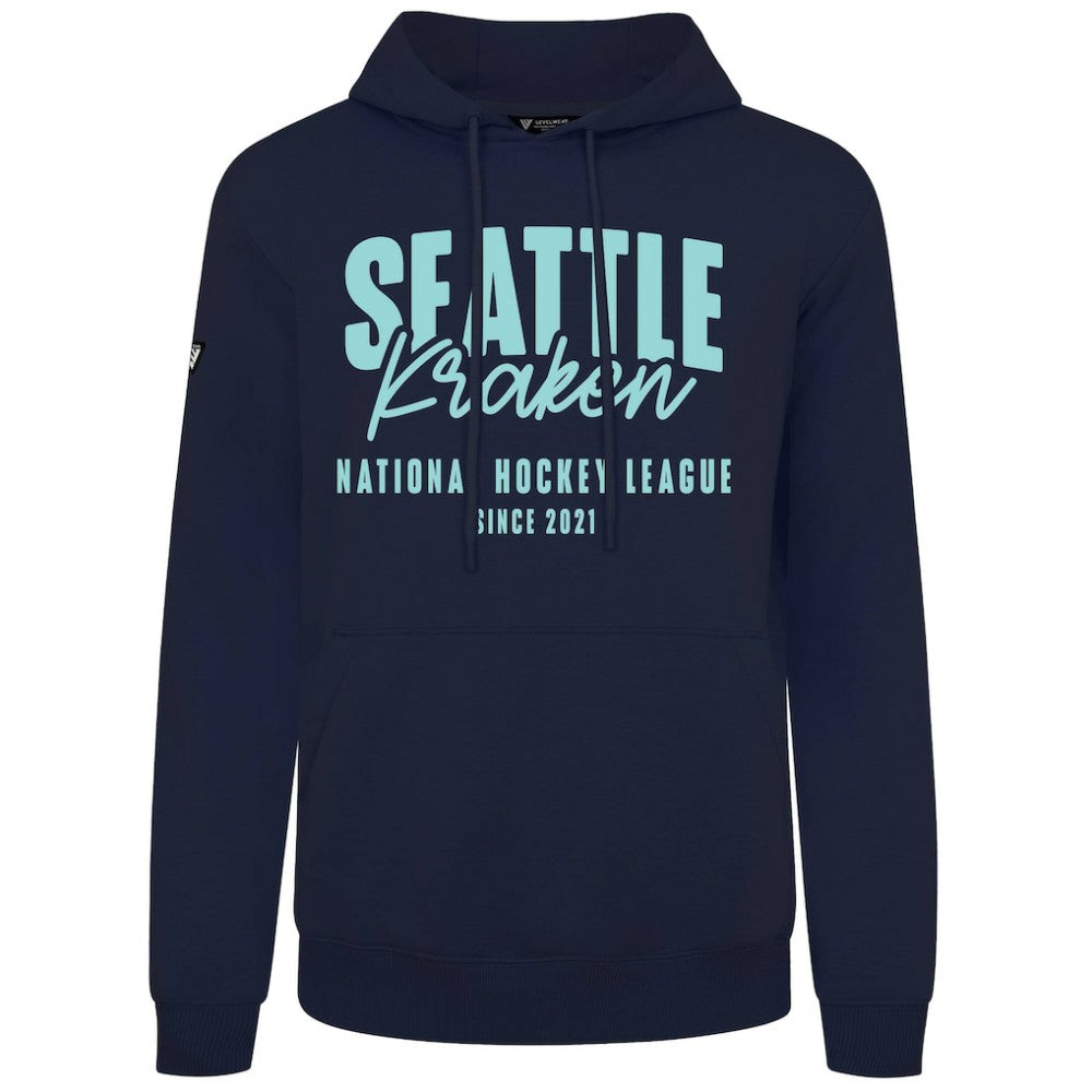 NHL Seattle Kraken Levelwear Podium Response Pullover Hoodie - Deep Sea Blue