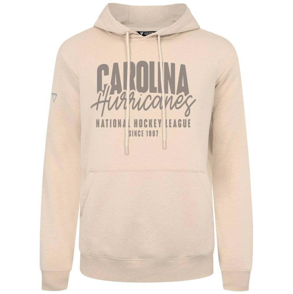 NHL Carolina Hurricanes Levelwear Podium Response Pullover Hoodie - Khaki