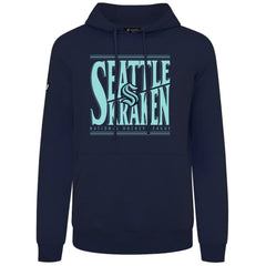 NHL Seattle Kraken Levelwear Podium Powerhouse Pullover Hoodie - Deep Sea Blue