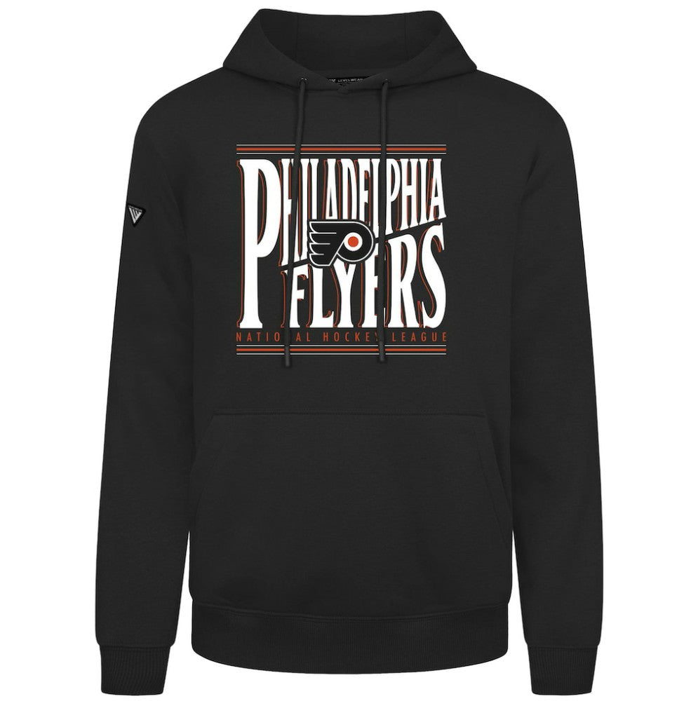 NHL Philadelphia Flyers Levelwear Podium Powerhouse Pullover Hoodie - Black